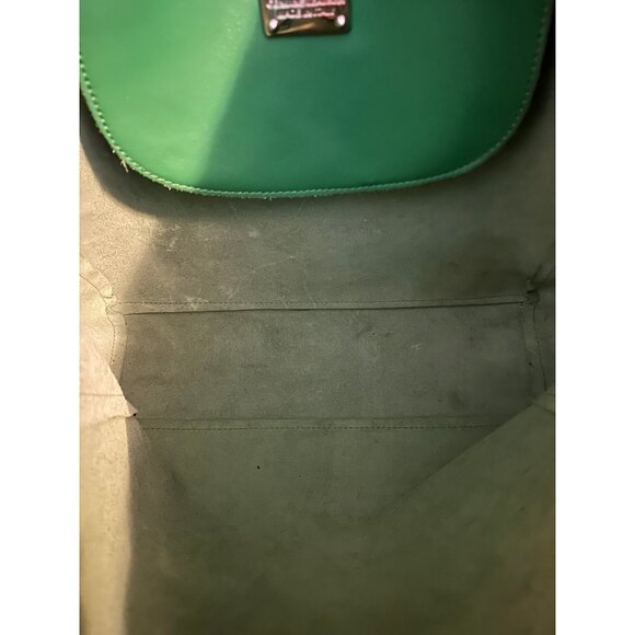 Pulicati Leather Tote green bag - Picture 13 of 15